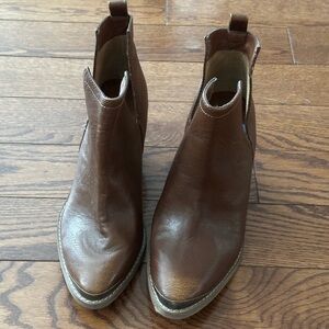 Brown Leather Ankle Boots